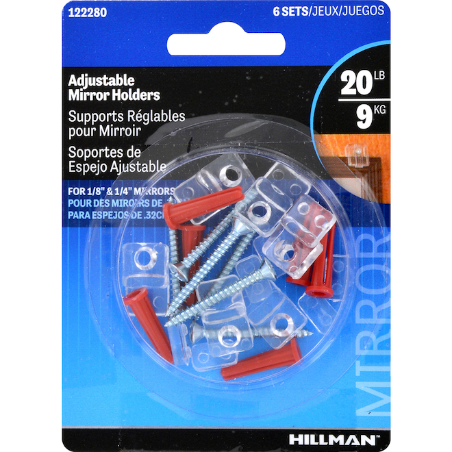 Hillman 6-Pack Adjustable Picture Hangers