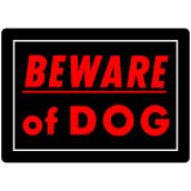 Hillman 10 x 14-in Aluminium Beware of Dog Sign