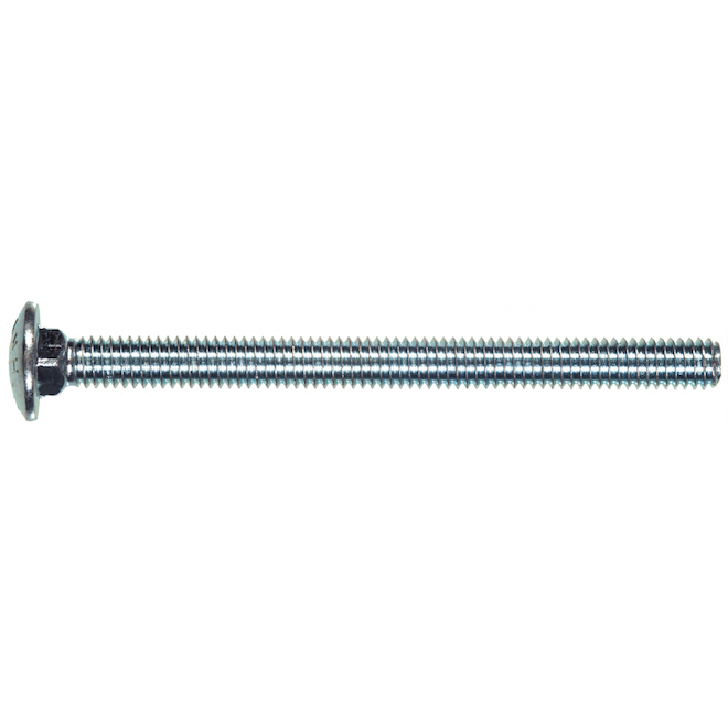 Hillman Zinc-Plated 5/16-in Round-Head Standard SAE Carriage Bolts - 100-pack