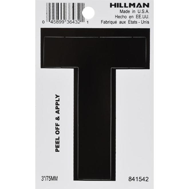 Hillman 3-in Black House Letter