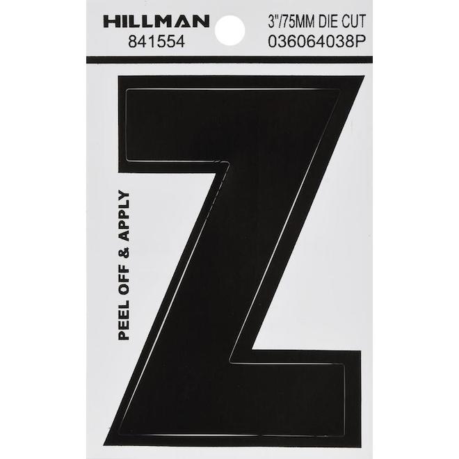 Hillman 3-in Black House Letter