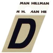 Hillman 1 1/2-in Black and Gold Aluminum Angle Cut Letters