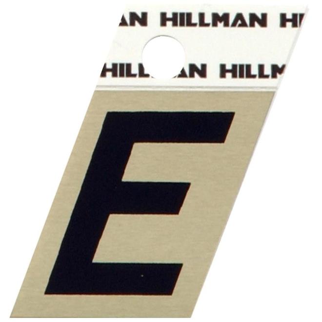 Hillman 1 1/2-in Black and Gold Aluminum Angle Cut Letters