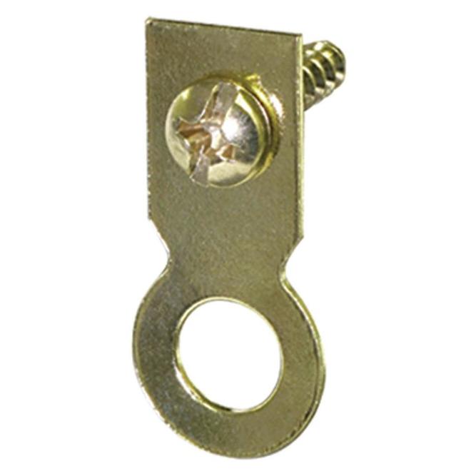 Hillman Brass-Plated Ring Hangers - 4-Pack