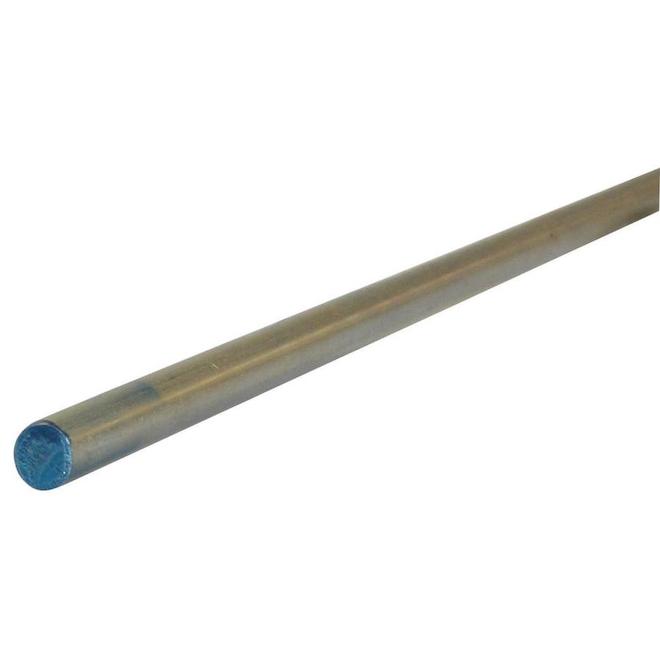 Hillman 3/8-in dia x 3-ft L Zinc-Plated Steel Solid Round Rod