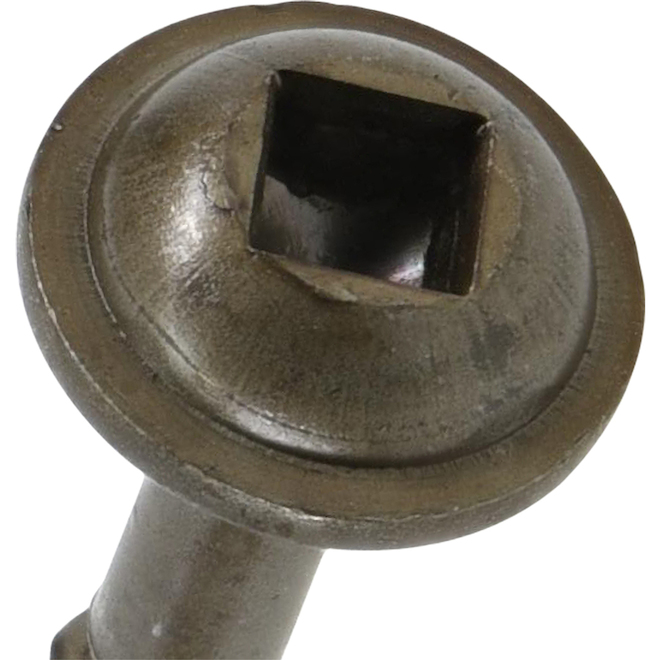 Hillman #8 Black Phosphate Round Washer-Head Square Standard SAE Wood Screws