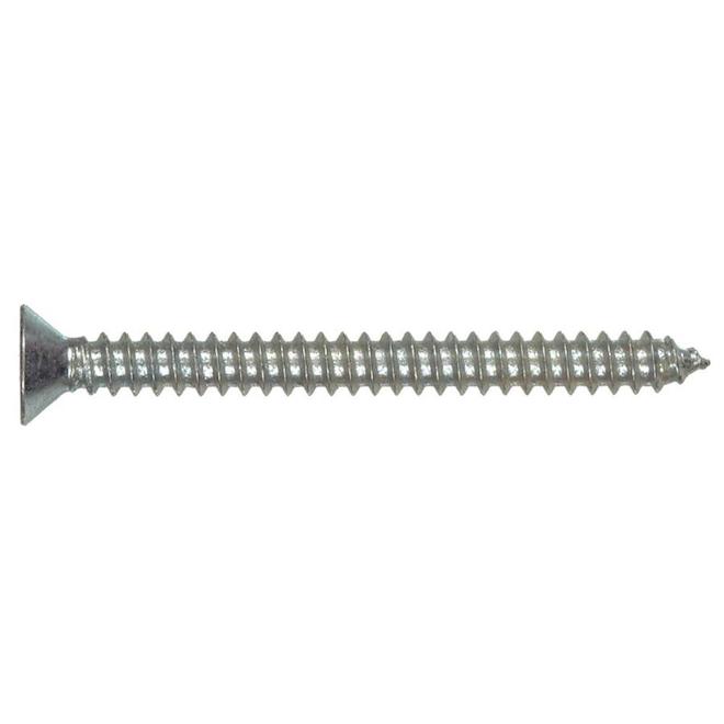 Hillman #6 Stainless Steel Flat-Head Phillips Standard SAE Sheet Metal Screw (5-Count)