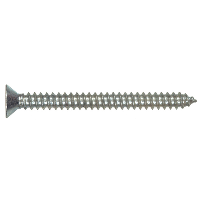 Hillman #6 x 1-in Stainless Steel Flat-Head Phillips Standard SAE Sheet Metal Screw (5-Count)