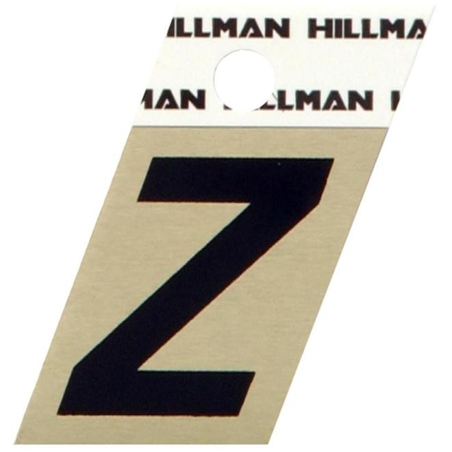 Hillman 1 1/2-in Black and Gold Aluminum Angle Cut Letters