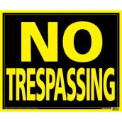 Hillman 19 x 24 po affiche No Trespassing - 1 morceaux