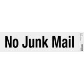 Hillman 2 x 8-in No Junk Mail Sign - 1 piece