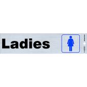 Hillman 2-in x 8-in Ladies Sign