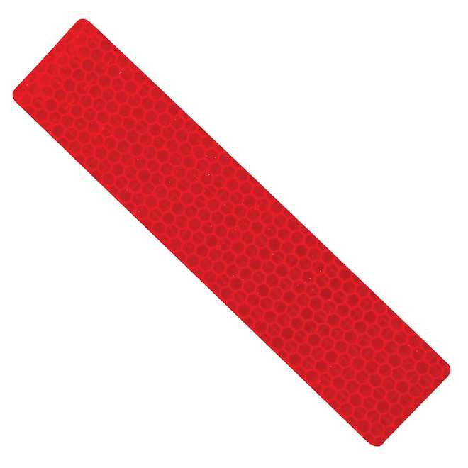 Hillman Reflective Tape in Red Vinyl - 1 1/4 x 6-in