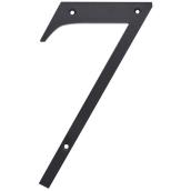 Hillman 6-in House Number 7 in Black Plastic