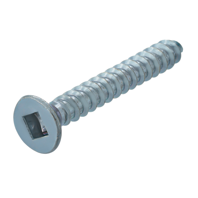 Hillman Steel Metal Screws #12 x 2-in with Flat Head and Square Drive - Pack of 4