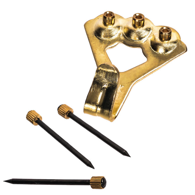 OOK Professional Hook in Brass for Picture Frame 100-lb Capacity