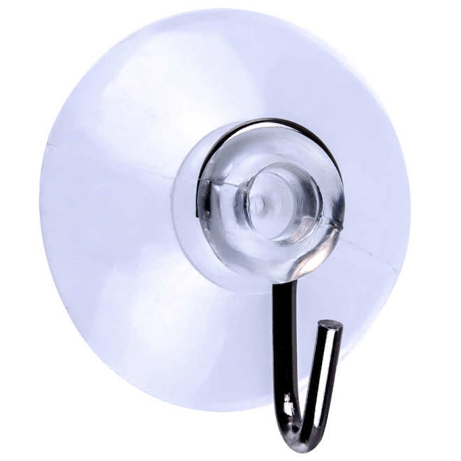 OOK Large Suction Hooks in Plastic 1-lb Capacity - Pack of 5