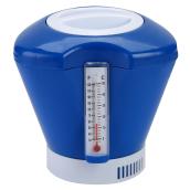 CPA Floating Plastic Chlorine Pool Dispenser with Built-In Thermometer