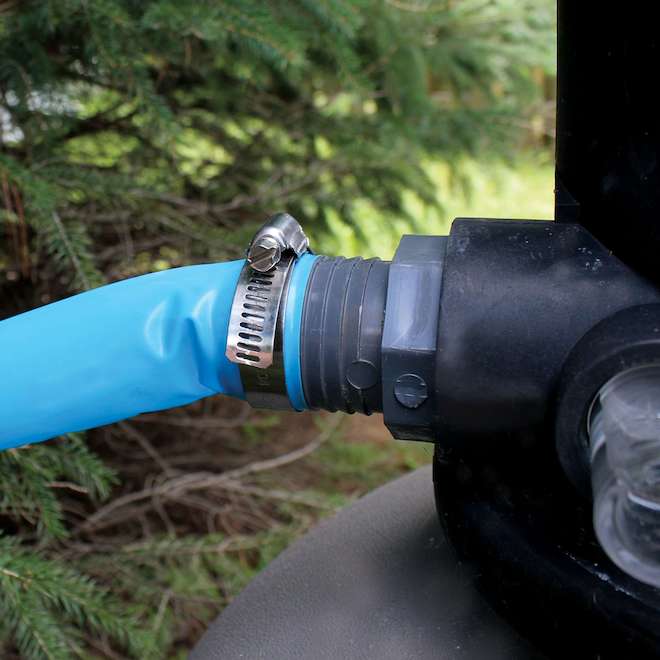 VALU+ Backwash Hose in PVC for Pools 100-ft x 1.5-in - Blue