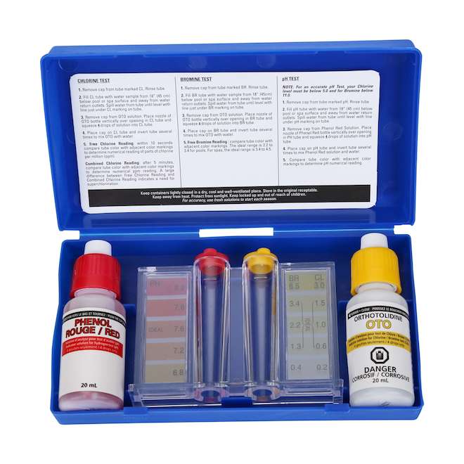 VALU+ 3-Way Test Kit for Pools - 2 x 20-mL