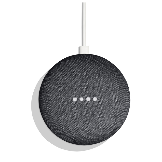 One light on store google home mini