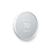 Google Nest White Digital Thermostat with Wi-Fi Compatibility