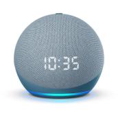 Amazon Echo Dot 4th Generation Smart Speaker with Clock - Twilight