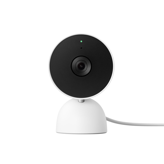 Google Nest Wired Indoor Security Camera - White