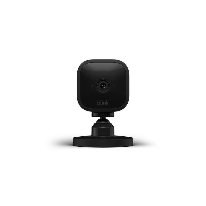 Blink Mini Smart Security Camera for Indoors with Motion Detection - Black