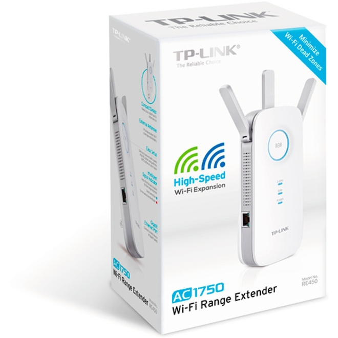 TP-Link Dual Band Wireless Wall Plugged Range Extender White