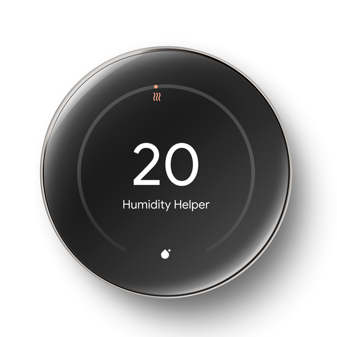 Thermostat Google Nest Learning 4e génération, argent