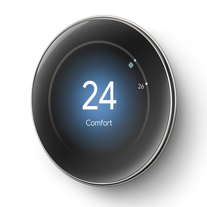 Google Nest Wi-Fi Smart Learning Thermostat (4th gen) with Nest Temperature Sensor (2nd gen)