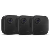 Blink Outdoor Smart Security Camera 4th Generation Cordless Black - Set of 3