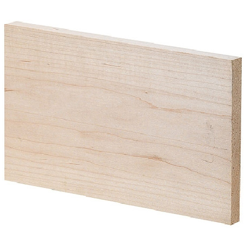 Metrie D4S Birch Shiplap Board - Natural - Kiln-dried - 8-ft L x 6-in W x 1-in T