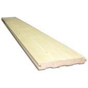 Goodfellow White Pine Board - Tongue and Groove - Natural - 6-ft L x 6-in W x 1-in T