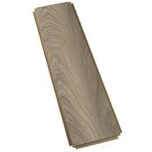 X-Way 6.18-in W Modern gray Embossed Wood plank Laminate Flooring