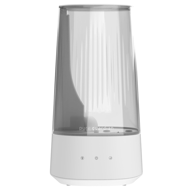 PureGuardian Compact Cool Mist Humidifier Ultrasonic 70-Hour 1-Gallon - White