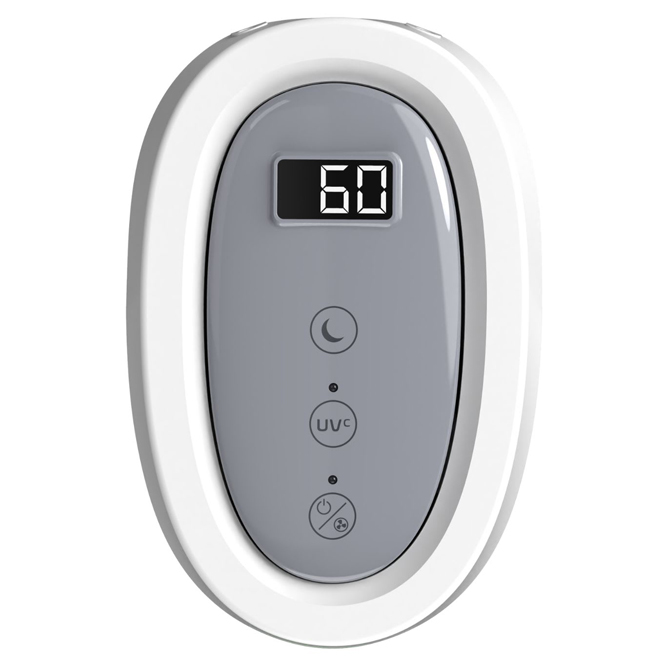 GermGuardian Intelligent Tower Air Purifier 22-in with HEPA PURE Filter - White