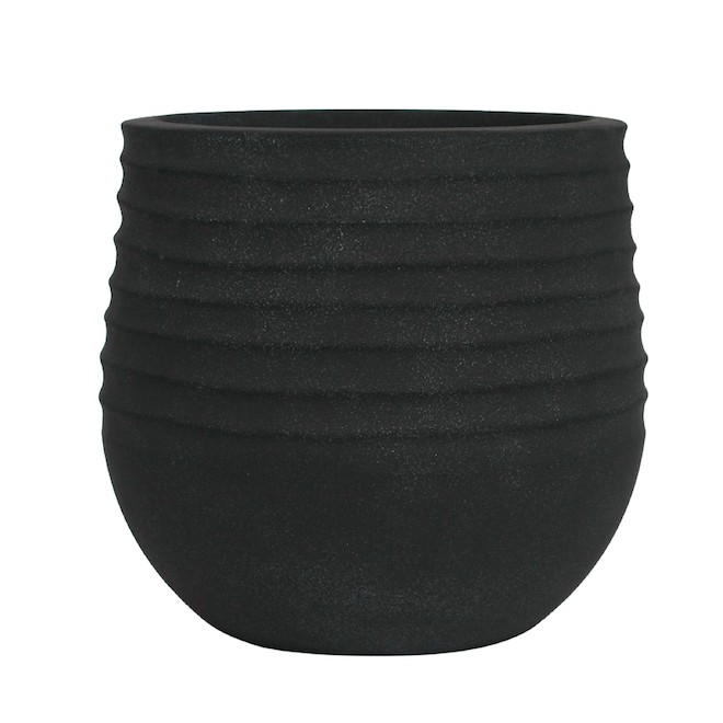 Cache-pot Sunbeam noir de 14,6 po MK-42052 | RONA