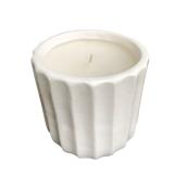 Sierra Citronella Candle 40-oz in Ceramic Pot 6-in White