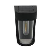Landon & Co. Solar Wall Lantern in Black Plastic - Pack of 4