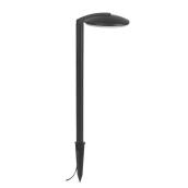 Vision Home 5.51-in Black Metal LED Garden Path Light