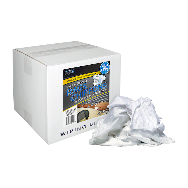 Intex 4-lb Box of White Intex Cloths for Cleaning or Painting