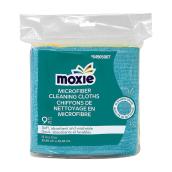 Moxie 12-in x 12-in Multi-Purpose Microfibre Cloth - 9-Pack