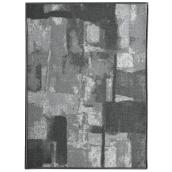 Tapis de couloir Lyra en polyester 26'' x 98'', gris