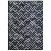 Carpette de couloir, 26" x 98', Bastille, polyester, noir