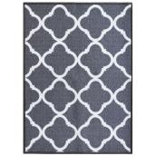 Carpette de couloir, 26" x 98', Truffle, polyester, gris pâle