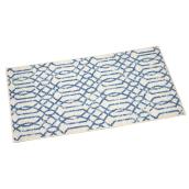 Tapis intérieur décoratif à imprimés denim, 27'' x 45''
