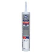 GE Kitchen & Bath Silicone Sealer - For Tub & Tile - 100% Waterproof - Clear - 10.1-oz