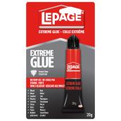 Lepage Extreme No Drip Gel Crystal Clear Interior and Exterior 20 g